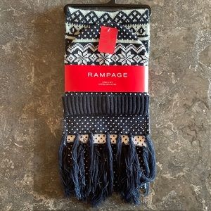RAMPAGE 2 piece set- knit beanie and scarf! 🧢🧣❄️NWT